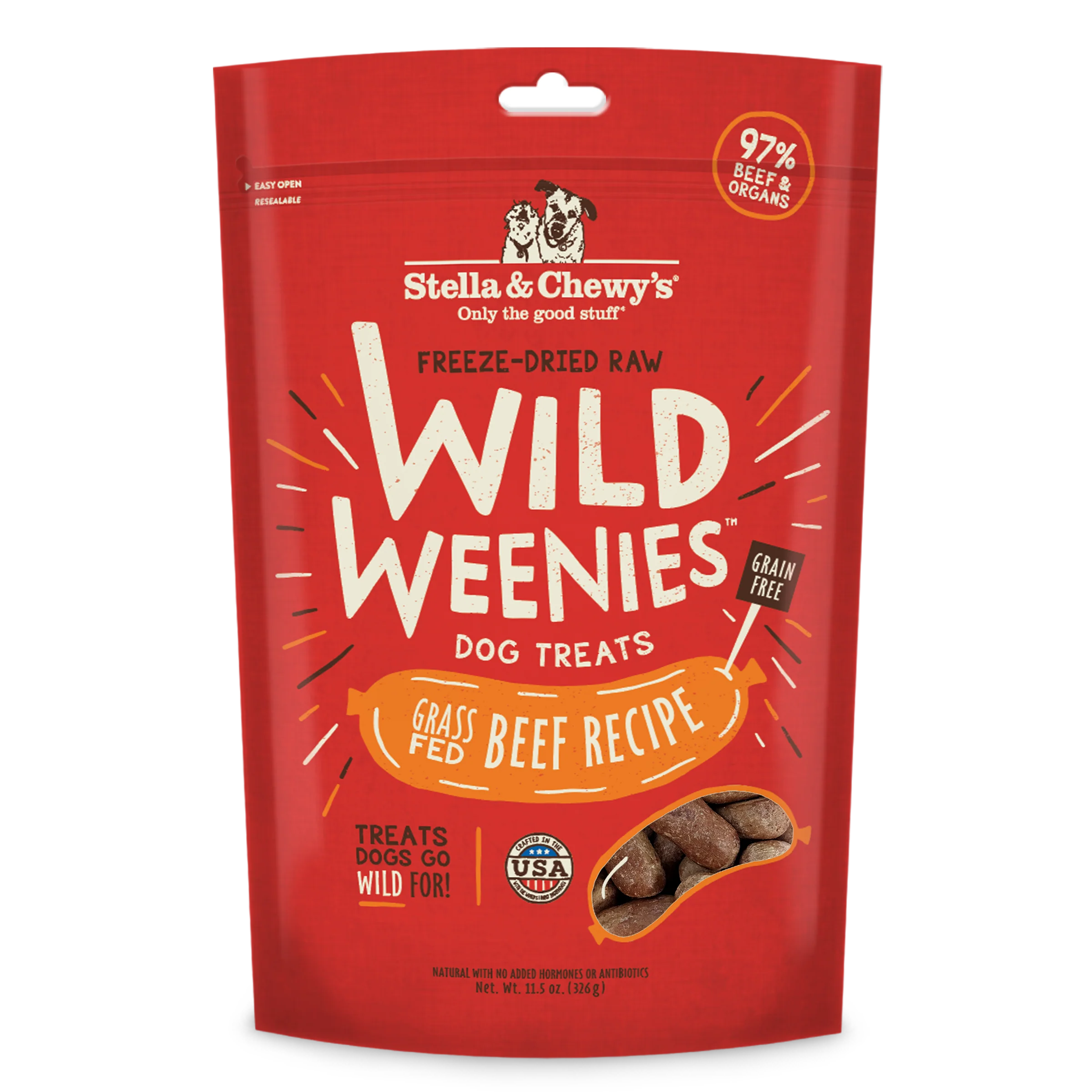 Stella & Chewy's Wild Weenies Freeze-Dried Raw Dog Treats