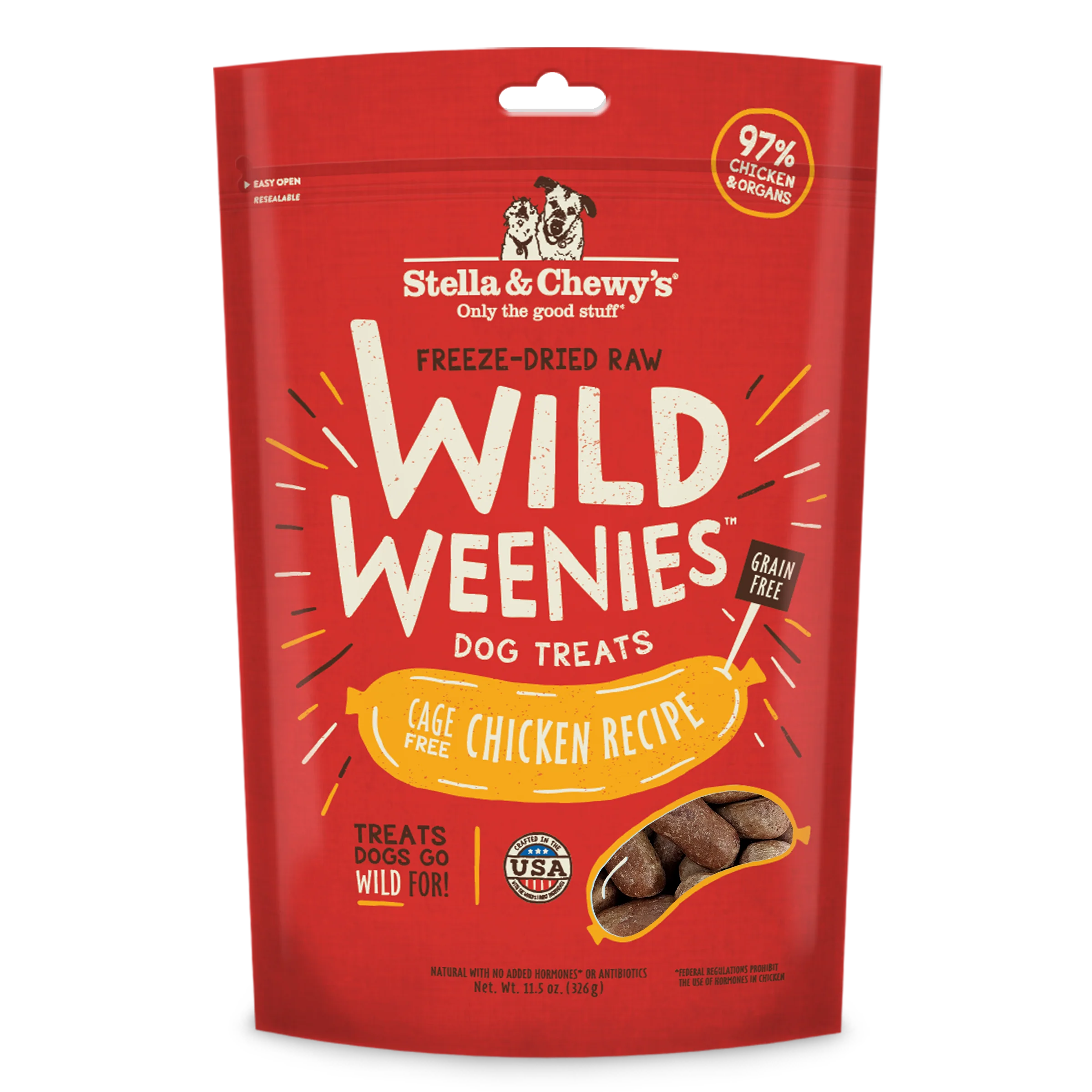 Stella & Chewy's Wild Weenies Freeze-Dried Raw Dog Treats