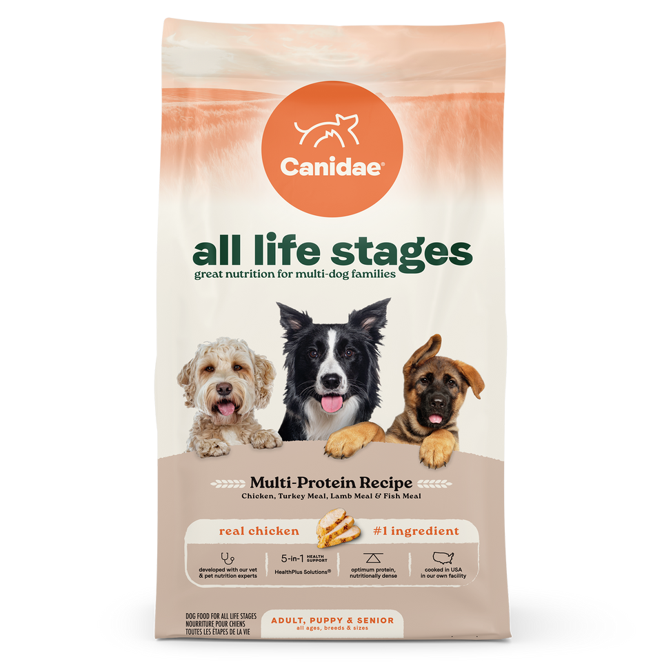 Canidae All Life Stages Multi-Protein Recipe Dry Dog Food bag front