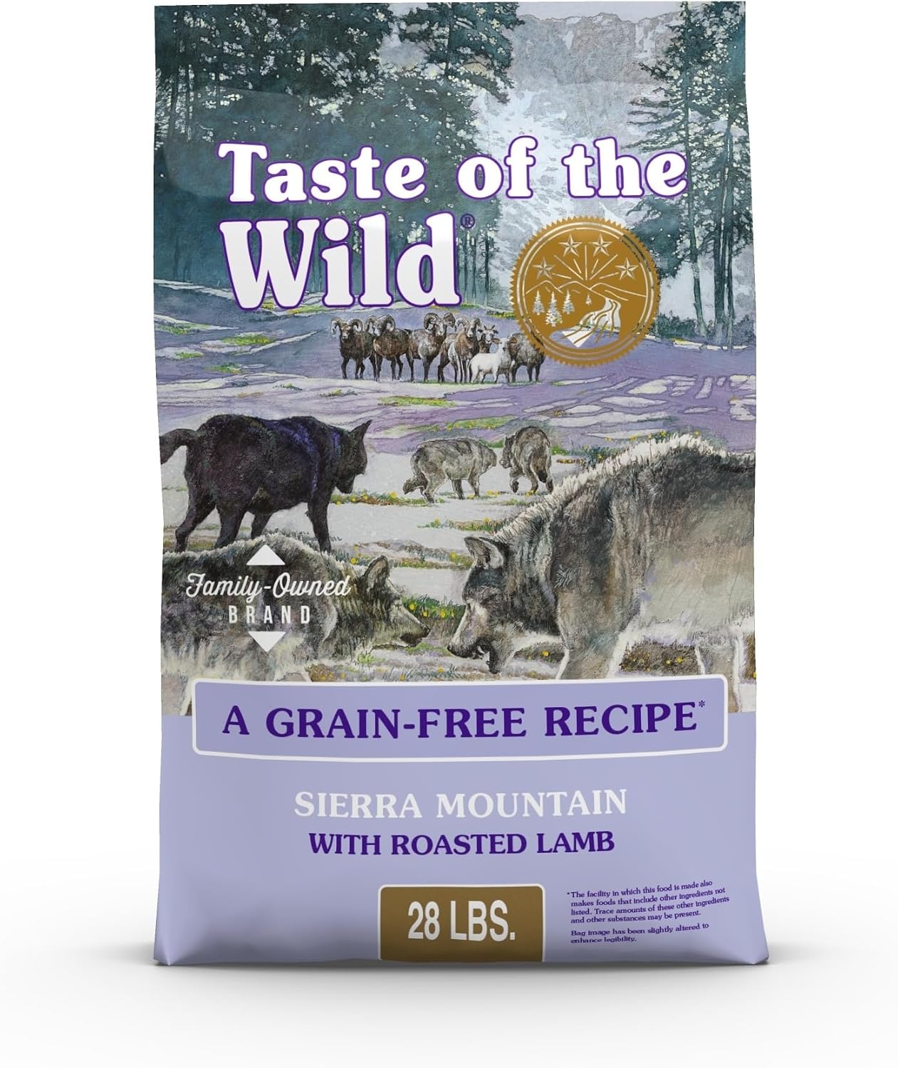 Taste of the Wild Sierra Mountain Canine Recipe with Roasted Lamb - 28 lb bag