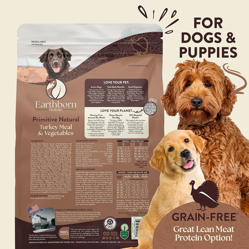 Earthborn Holistic Primitive Natural Grain-Free Dry Dog Food