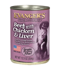 Evanger's Heritage Classics Beef with Chicken & Liver Canned Dog Food, 12.5 oz