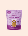 Bocce's Bakery Gobble Gains Protein Jerky turkey recipe dog treats 5oz bag