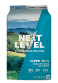 Next Level Hi-Pro 30 LS Super Premium Dry Dog Food 40lb bag front