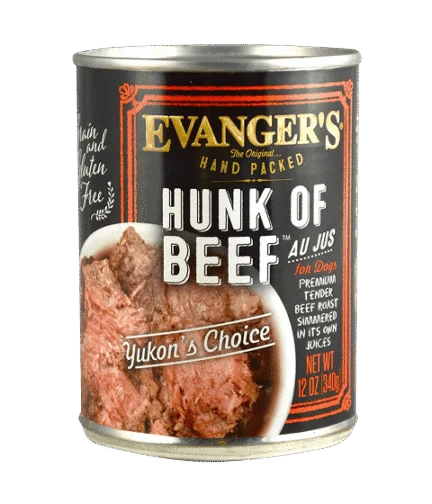 Evanger's Hand Packed Hunk of Beef Au Jus 12oz can