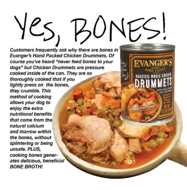 Evanger's Hand Packed Roasted Whole Chicken Drummets - Specialty of the House