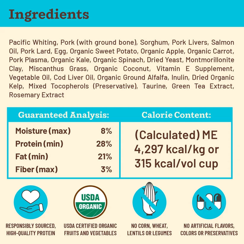 Primal Kibble in the Raw Fish & Pork Recipe