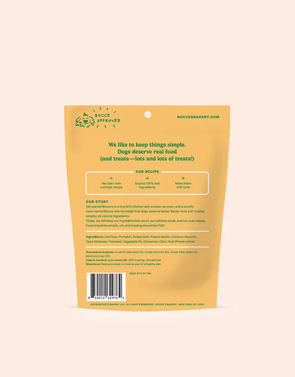 Bocce's Pumpk'n Spice Dog Treats