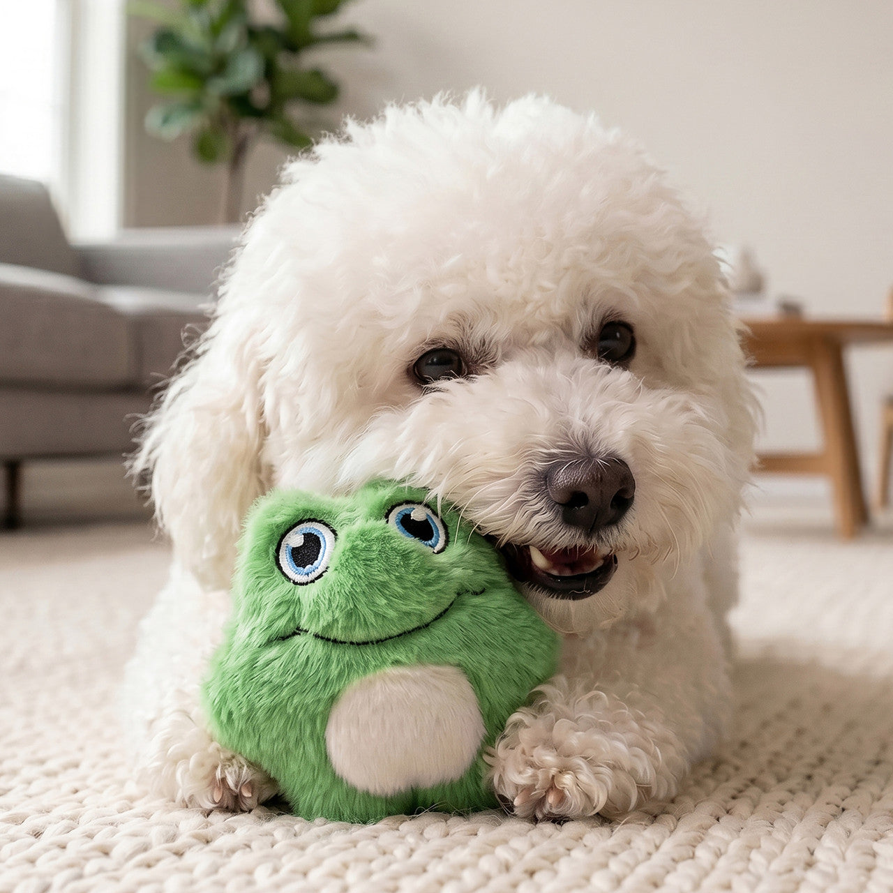 KONG Mini Snuzzles Frog Dog Toy