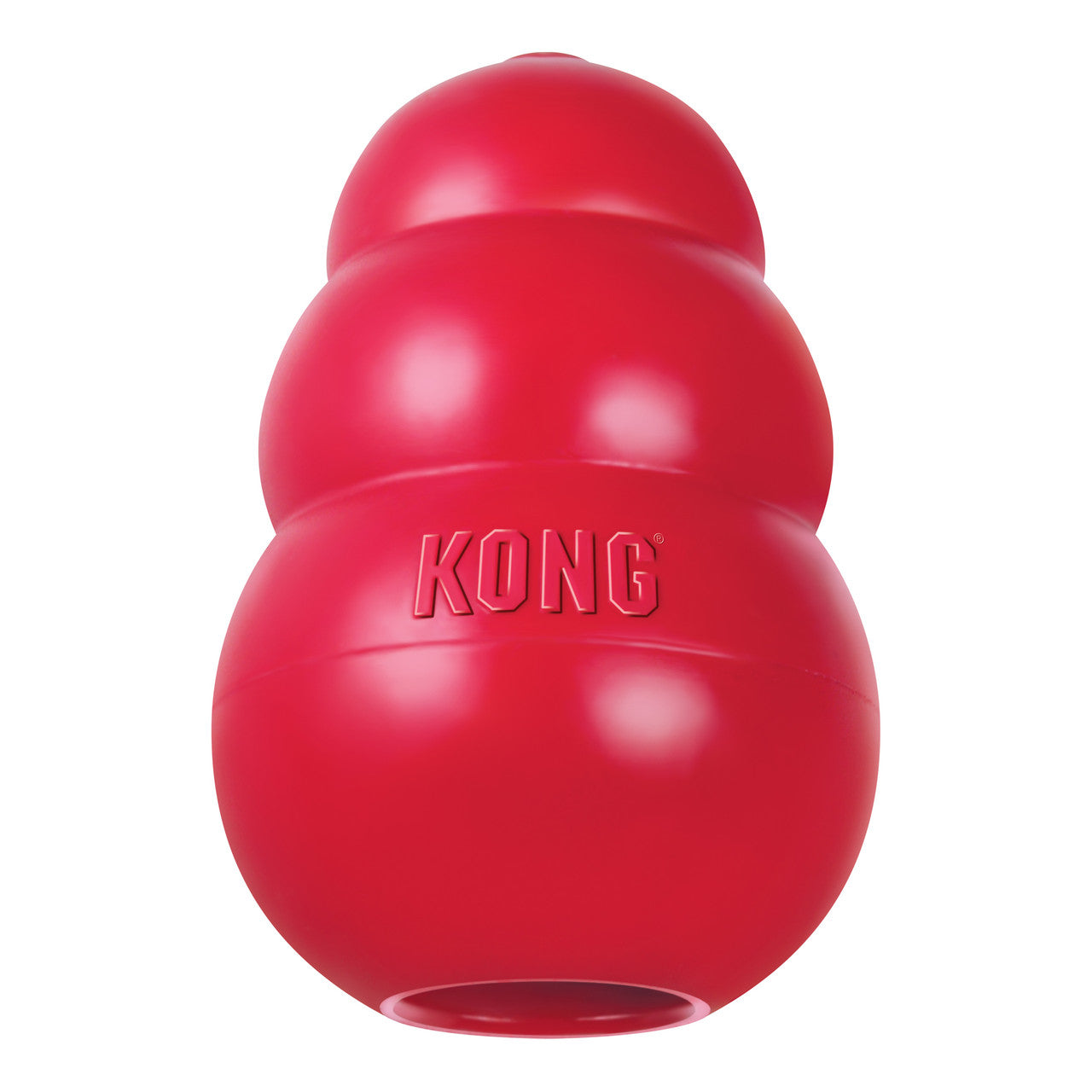 KONG Classic red rubber dog toy