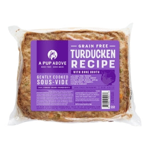 A Pup Above Turducken Recipe gently cooked grain-free dog food package