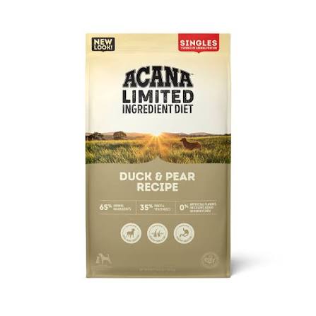 Acana Limited Ingredient Diet Duck & Pear Recipe Dry Dog Food